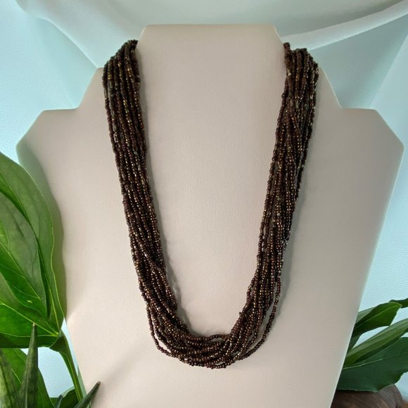 Silpada Bronze Beaded Necklace - Picture 9 of 13